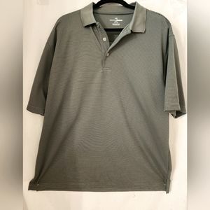 Grand Slam Green and Black Stripped Golf Shirt Size 1X / XL
